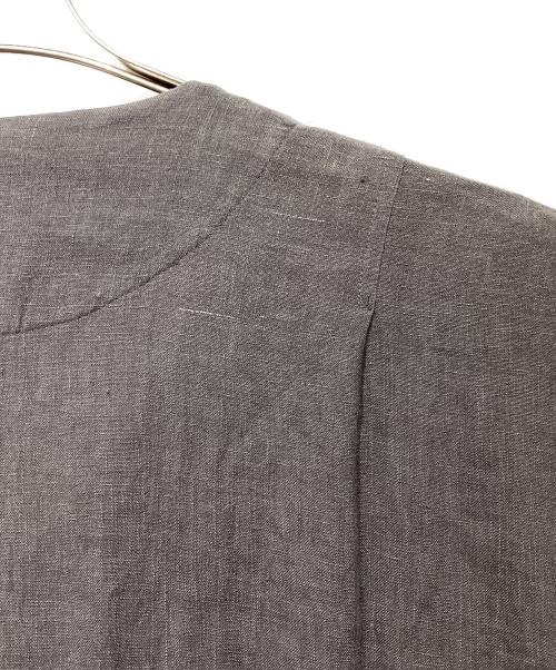 オオカミとフクロウ（オオカミトフクロウ）オオカミとフクロウ (オオカミトフクロウ) リネンワンピース ブラック サイズ:-の古着・服飾アイテム