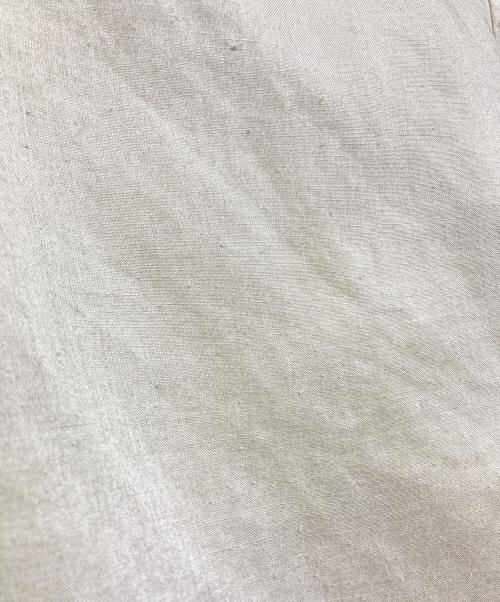 mizuiro-ind（ミズイロインド）mizuiro-ind (ミズイロインド) リネンブレンドオープンカラーシャツ ベージュ サイズ:-の古着・服飾アイテム