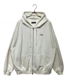 CFCL（シーエフシーエル）の古着「ロゴジップパーカー」｜アイボリー