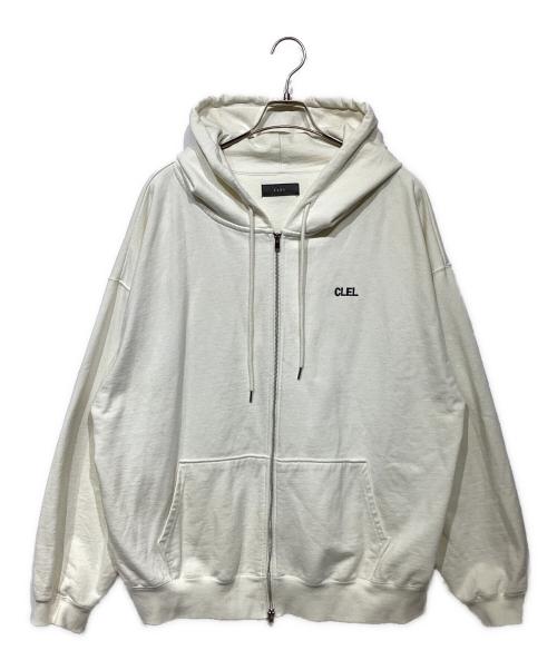 CFCL（シーエフシーエル）CFCL (シーエフシーエル) ロゴジップパーカー アイボリー サイズ:Lの古着・服飾アイテム