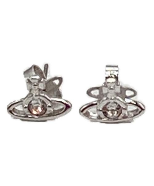 Vivienne Westwood（ヴィヴィアンウエストウッド）Vivienne Westwood (ヴィヴィアンウエストウッド) NANO SOLITAIRE シングルピアス シルバーの古着・服飾アイテム