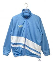 Car Service×Diaspora Skateboards（カーサービス×ディアスポラスケートボードズ）の古着「MESH TRACK JACKET」｜スカイブルー