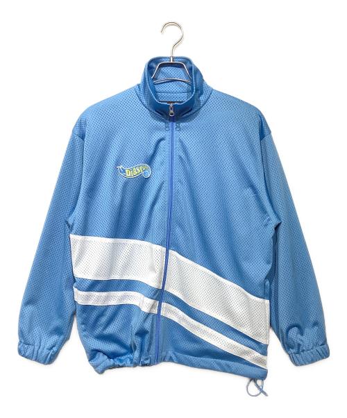 Car Service（カーサービス）Car Service (カーサービス) Diaspora Skateboards (ディアスポラスケートボードズ) MESH TRACK JACKET スカイブルー サイズ:Mの古着・服飾アイテム