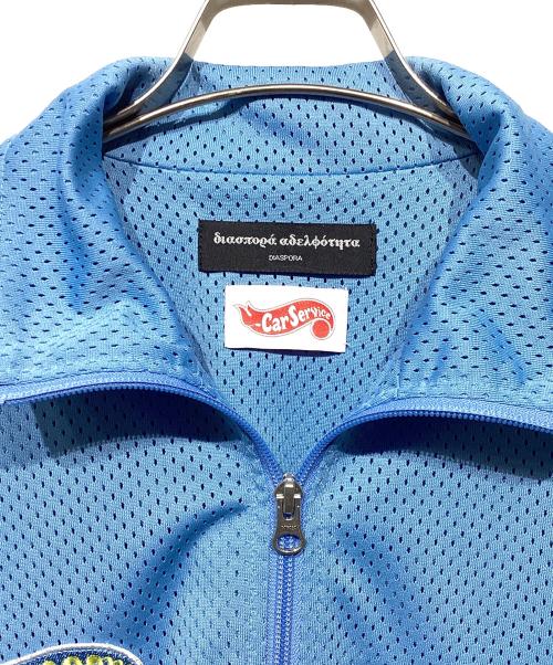 Car Service（カーサービス）Car Service (カーサービス) Diaspora Skateboards (ディアスポラスケートボードズ) MESH TRACK JACKET スカイブルー サイズ:Mの古着・服飾アイテム