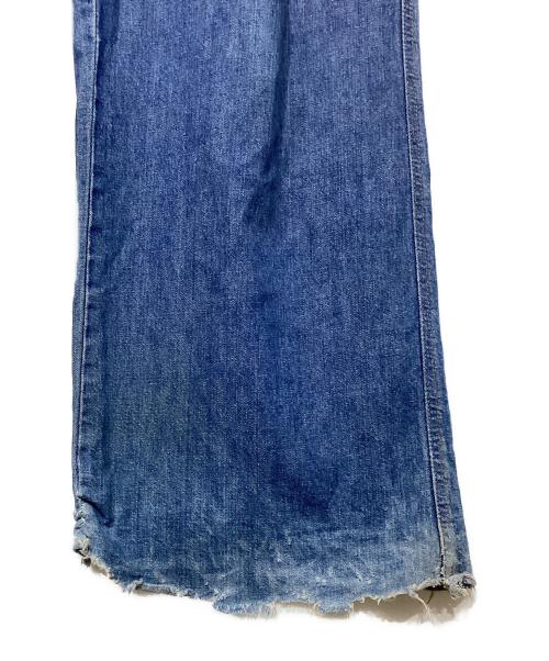 Sears（シアーズ）Sears (シアーズ) 70ｓワイドデニムパンツ　W5248 インディゴ サイズ:16の古着・服飾アイテム