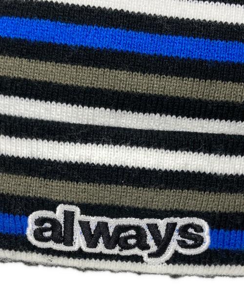 always do what you should do（オールウェイズ ドゥ ワット ユー シュッド ドゥ）always do what you should do (オールウェイズ ドゥ ワット ユー シュッド ドゥ) リバーシブルビーニー ネイビー×ブラックの古着・服飾アイテム