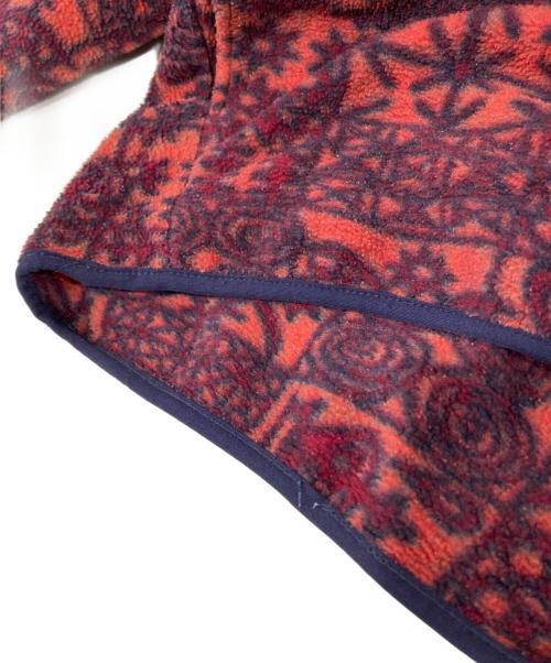 Patagonia（パタゴニア）Patagonia (パタゴニア) 90'S　シンチラスナップT プルオーバー 25482 レッド×オレンジ サイズ:Sの古着・服飾アイテム