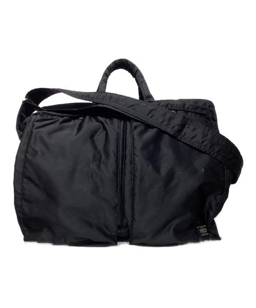 PORTER（ポーター）PORTER (ポーター) タンカー フラップ 2WAYバッグ ブラックの古着・服飾アイテム