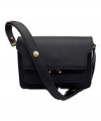 MARNIマルニ）の古着「サフィアーノ TRUNK BAG ショルダーバッグ SBMPS01NO1」｜ブラック