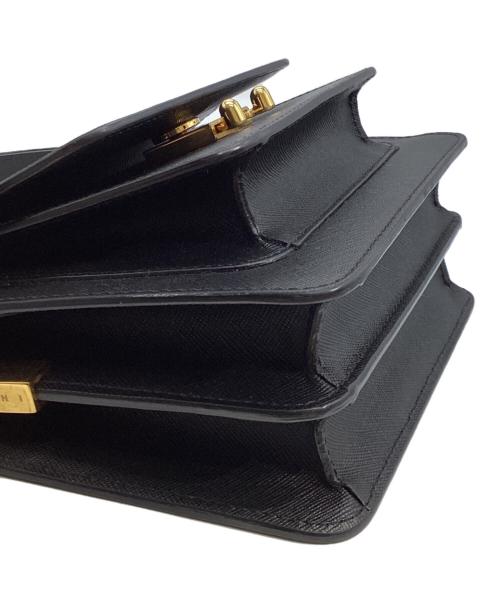 MARNI（マルニ）MARNI (マルニ) サフィアーノ TRUNK BAG ショルダーバッグ SBMPS01NO1 ブラックの古着・服飾アイテム