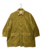 UNFOLLOWアンフォロー）の古着「wardrobe cocoon corduroy half coat」｜ベージュ