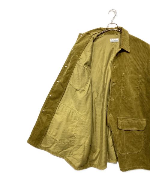 UNFOLLOW（アンフォロー）UNFOLLOW (アンフォロー) wardrobe cocoon corduroy half coat ベージュ サイズ:Fの古着・服飾アイテム