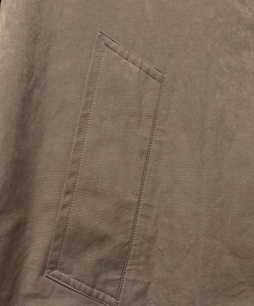 TOMORROW LAND（トゥモローランド）TOMORROW LAND (トゥモローランド) コットンポリエステルナイロン　ステンカラーコート ブラウン サイズ:Mの古着・服飾アイテム