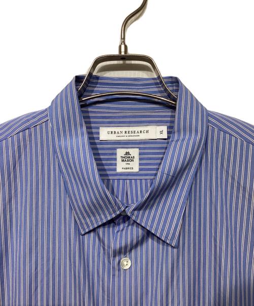 URBAN RESEARCH（アーバンリサーチ）URBAN RESEARCH (アーバンリサーチ) ストライプシャツ ブルー サイズ:XLの古着・服飾アイテム