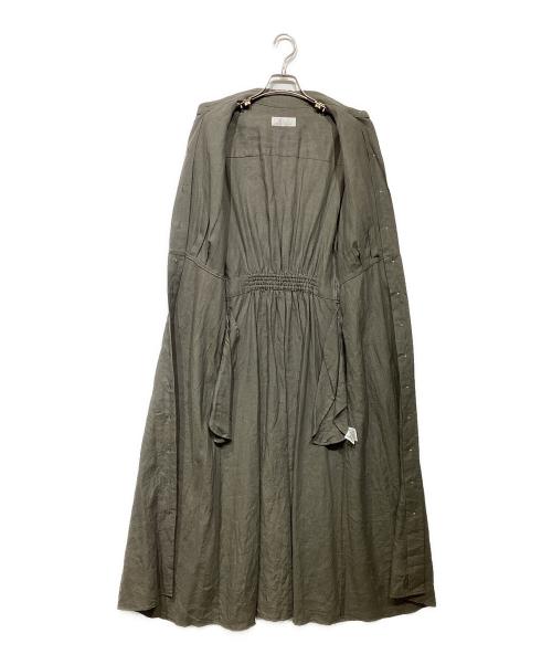 GALLARDA GALANTE（ガリャルダガランテ）GALLARDA GALANTE (ガリャルダガランテ) リネンシャツワンピース　GGZ1031409A0009 オリーブの古着・服飾アイテム