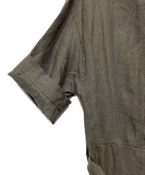 GALLARDA GALANTE（ガリャルダガランテ）GALLARDA GALANTE (ガリャルダガランテ) リネンシャツワンピース　GGZ1031409A0009 オリーブの古着・服飾アイテム