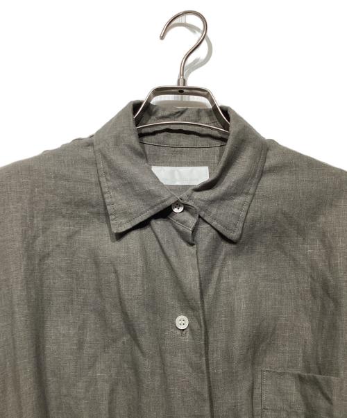 GALLARDA GALANTE（ガリャルダガランテ）GALLARDA GALANTE (ガリャルダガランテ) リネンシャツワンピース　GGZ1031409A0009 オリーブの古着・服飾アイテム