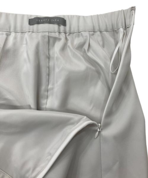 theory luxe（セオリーリュクス）theory luxe (セオリーリュクス) SYCAMORE 2 ZANIスカート 03-4206423-014 ホワイト サイズ:38の古着・服飾アイテム
