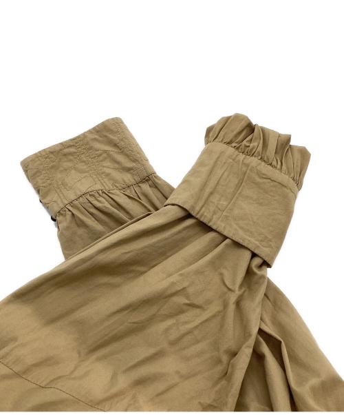 genten（ゲンテン）genten (ゲンテン) キルティング シャツワンピース 43796 ベージュ サイズ:40の古着・服飾アイテム