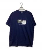 Engineered Garments×EXPANSION NYエンジニアドガーメンツ×エクスパンション ニューヨーク）の古着「GREATEST ELEVATIONS TEE」｜ネイビー