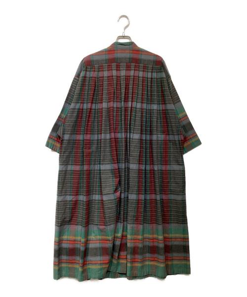 KENZO（ケンゾー）KENZO (ケンゾー) オールドチェックワンピース グリーン サイズ:Mの古着・服飾アイテム