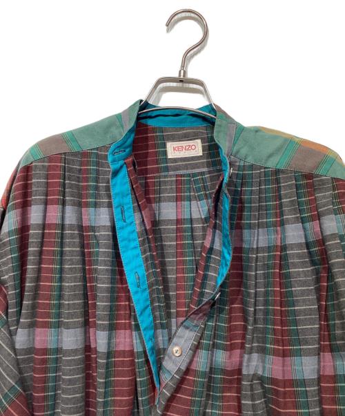 KENZO（ケンゾー）KENZO (ケンゾー) オールドチェックワンピース グリーン サイズ:Mの古着・服飾アイテム