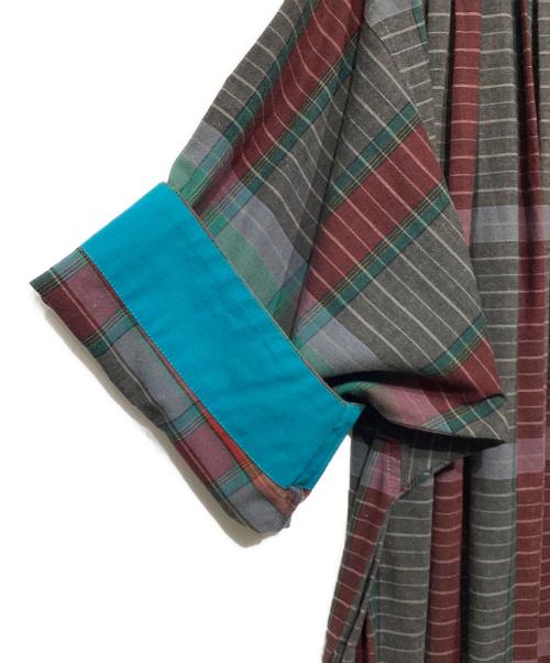 KENZO（ケンゾー）KENZO (ケンゾー) オールドチェックワンピース グリーン サイズ:Mの古着・服飾アイテム