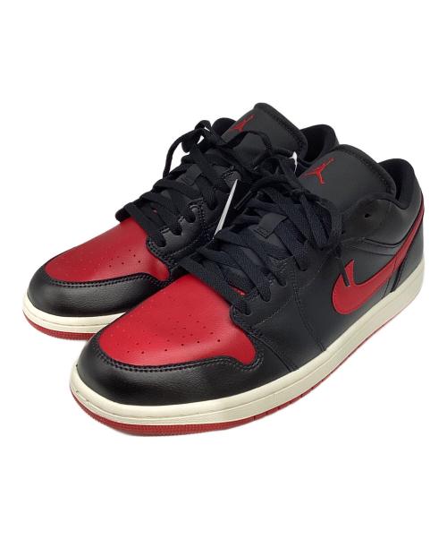 NIKE（ナイキ）NIKE (ナイキ) WMNS AIR JORDAN 1 LOW レッド×ブラック サイズ:US12 未使用品の古着・服飾アイテム