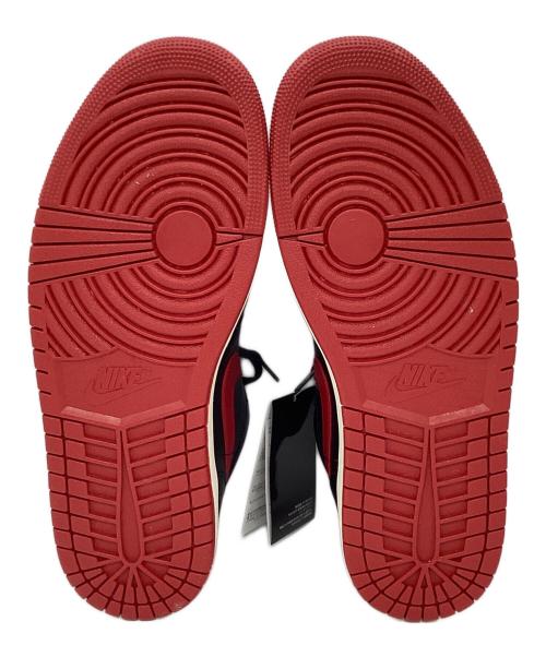 NIKE（ナイキ）NIKE (ナイキ) WMNS AIR JORDAN 1 LOW レッド×ブラック サイズ:US12 未使用品の古着・服飾アイテム