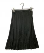 PLEATS PLEASEプリーツプリーズ）の古着「プリーツスカート　PP23-JG643」｜グリーン