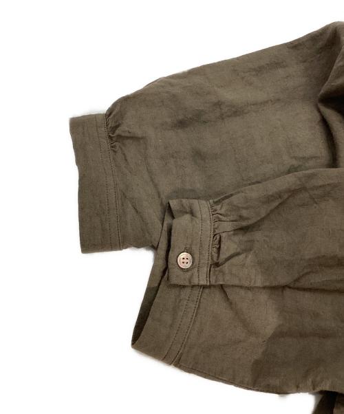 nest Robe（ネストローブ）nest Robe (ネストローブ) リネンワークブラウス ブラウン サイズ:Freeの古着・服飾アイテム