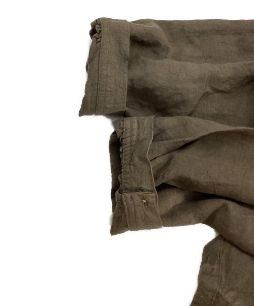 nest Robe（ネストローブ）nest Robe (ネストローブ) リネンワークブラウス ブラウン サイズ:Freeの古着・服飾アイテム