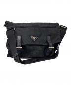 PRADAプラダ）の古着「ナイロンショルダーバッグ　BT6671」｜ブラック
