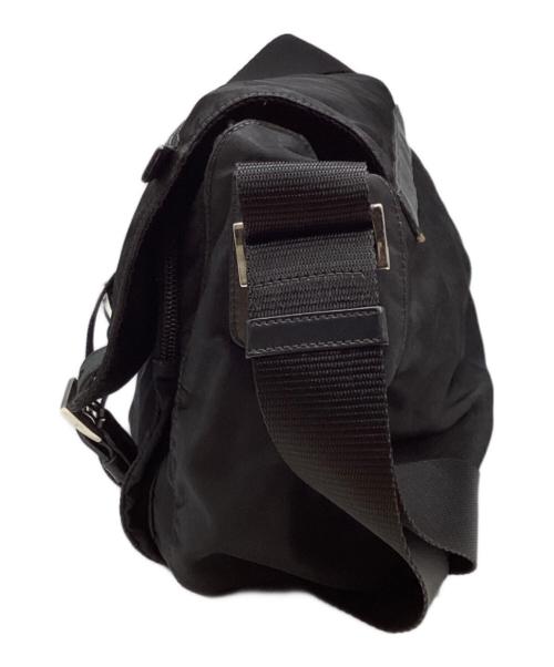 PRADA（プラダ）PRADA (プラダ) ナイロンショルダーバッグ　BT6671 ブラックの古着・服飾アイテム