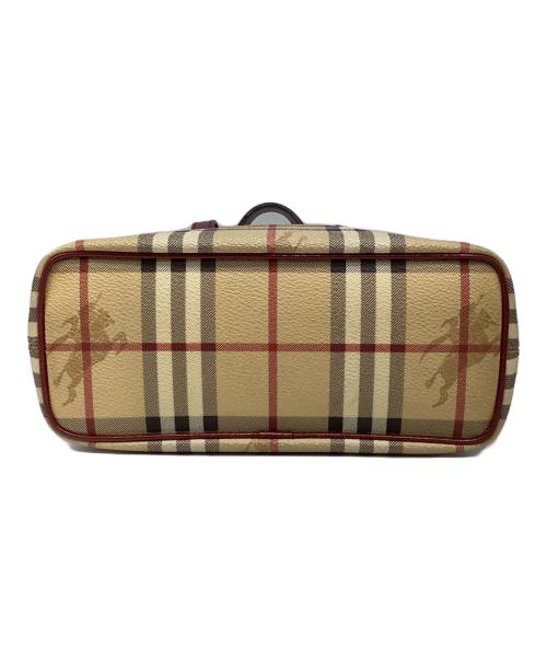 BURBERRY LONDON（バーバリーロンドン）BURBERRY LONDON (バーバリーロンドン) シャドーホース ノバチェック ハンドバッグ ベージュの古着・服飾アイテム