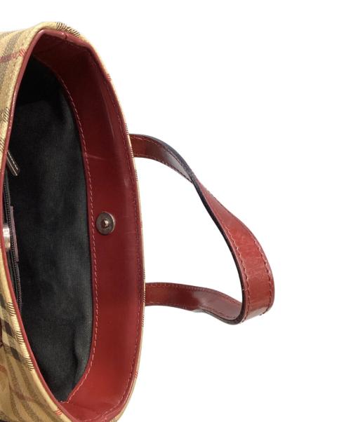 BURBERRY LONDON（バーバリーロンドン）BURBERRY LONDON (バーバリーロンドン) シャドーホース ノバチェック ハンドバッグ ベージュの古着・服飾アイテム