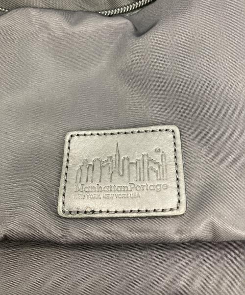 Manhattan Portage BLACK LABEL（マンハッタンポーテージ ブラックレーベル）Manhattan Portage BLACK LABEL (マンハッタンポーテージ ブラックレーベル) TWILL MESEROLE MESSENGER BAG ブラックの古着・服飾アイテム