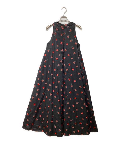 Spick and Span（スピック＆スパン）Spick and Span (スピックアンドスパン) Higuchi *S フラワープリントワンピース ブラック サイズ:36の古着・服飾アイテム