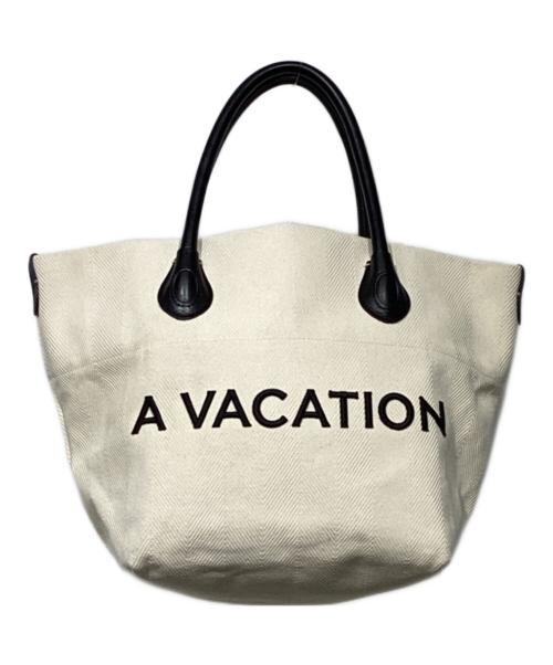 A VACATION（ア ヴァケーション）A VACATION (ア ヴァケーション) VAST M トートバッグ アイボリーの古着・服飾アイテム