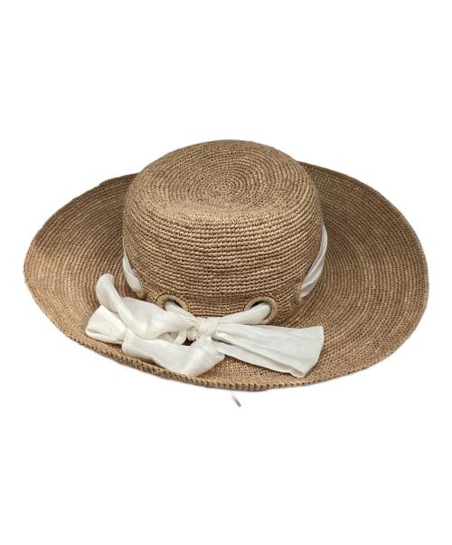 HELEN KAMINSKI（ヘレンカミンスキー）HELEN KAMINSKI (ヘレンカミンスキー) ARLEN ラフィアハット ベージュ サイズ:-の古着・服飾アイテム