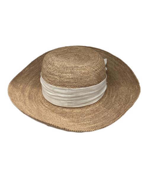 HELEN KAMINSKI（ヘレンカミンスキー）HELEN KAMINSKI (ヘレンカミンスキー) ARLEN ラフィアハット ベージュ サイズ:-の古着・服飾アイテム