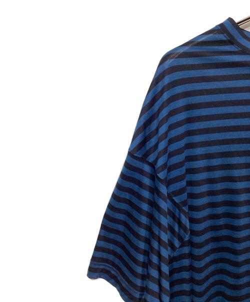 COGTHEBIGSMOKE（コグザビッグスモーク）COGTHEBIGSMOKE (コグザビッグスモーク) ボーダーカットソー ネイビー×ブルー サイズ:-の古着・服飾アイテム