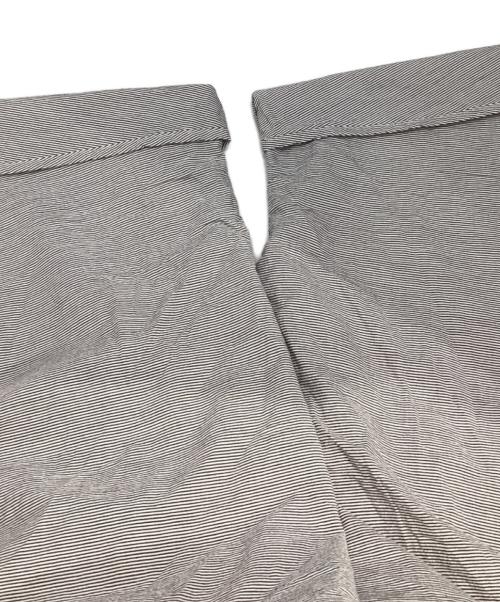 FRAMeWORK（フレームワーク）FRAMeWORK (フレームワーク) ハーフスリーブポンチョシャツ　25050220616020 グレー×ホワイト サイズ:-の古着・服飾アイテム