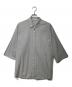 FRAMeWORK（フレームワーク）の古着「ハーフスリーブポンチョシャツ　25050220616020」｜グレー×ホワイト