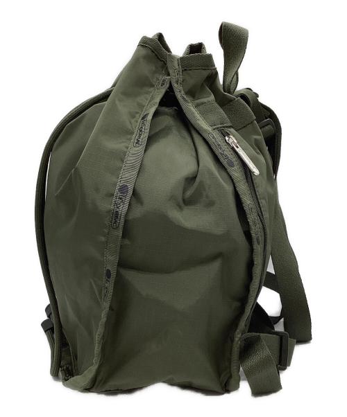 LeSportsac（レスポートサック）LeSportsac (レスポートサック) CINCH BACKPACK　（シンチバックパック） グリーンの古着・服飾アイテム
