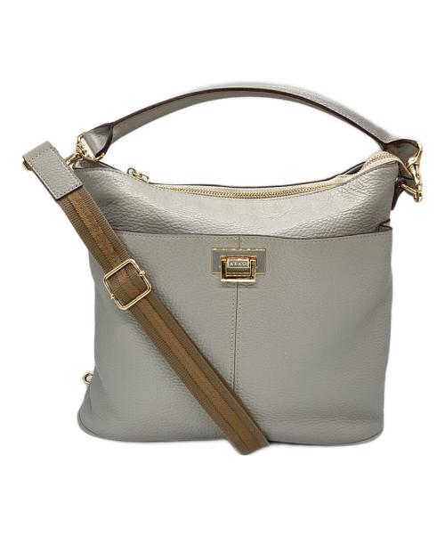 ATAO（アタオ）ATAO (アタオ) WEEKEND 2WAYバッグ ライトグレーの古着・服飾アイテム