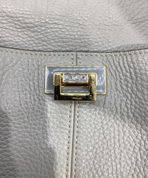 ATAO（アタオ）ATAO (アタオ) WEEKEND 2WAYバッグ ライトグレーの古着・服飾アイテム
