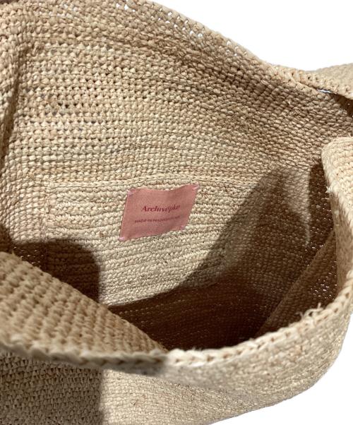 Archivepke（アーカイブエプク）Archivepke (アーカイブエプク) Mini took bag ベージュの古着・服飾アイテム