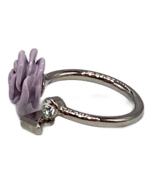 PRADA（プラダ）PRADA (プラダ) エナメルメタル リング パープル サイズ:11号の古着・服飾アイテム