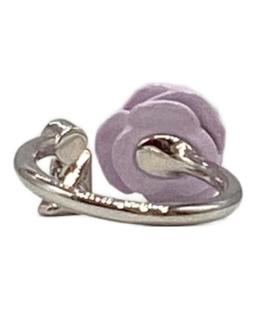 PRADA（プラダ）PRADA (プラダ) エナメルメタル リング パープル サイズ:11号の古着・服飾アイテム